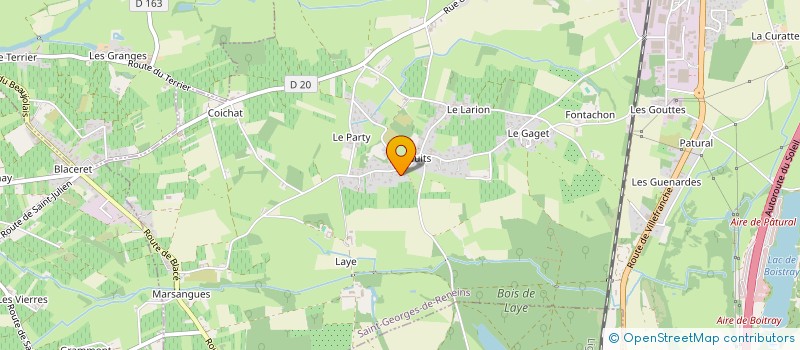 localisation de l'entreprise MONSIEUR LIONEL DUNEIGRE  SAINT-GEORGES-DE-RENEINS