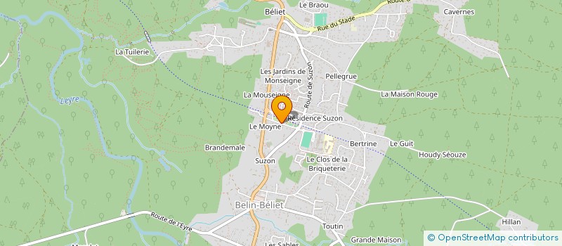 localisation de l'entreprise MONSIEUR LIONEL DUPEYRON à SALLES