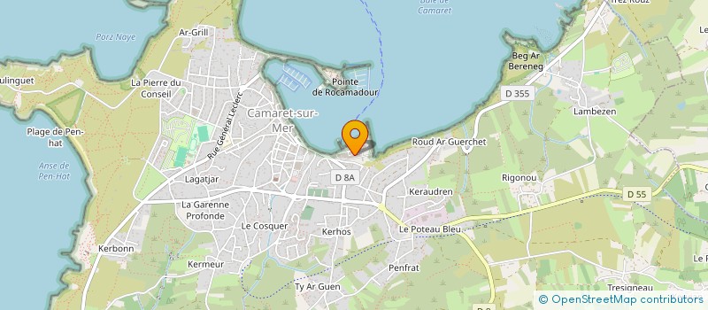 localisation de l'entreprise MONSIEUR LIONEL DURAND  CAMARET-SUR-MER