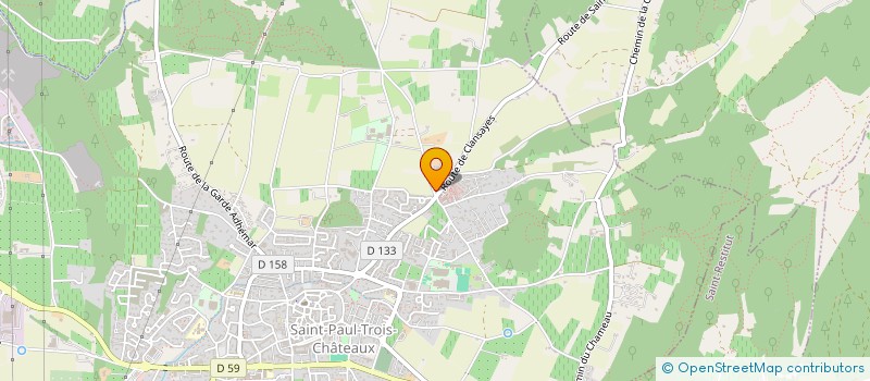 localisation de l'entreprise MONSIEUR LIONEL DURANTIN  SAINT-PAUL-TROIS-CHATEAUX