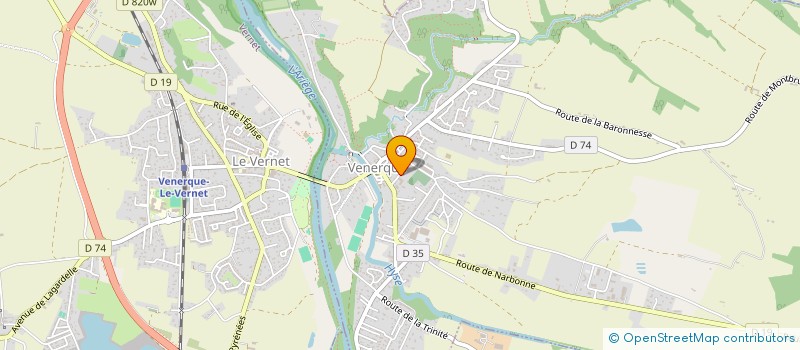 localisation de l'entreprise MONSIEUR LIONEL DURIEUX à VENERQUE