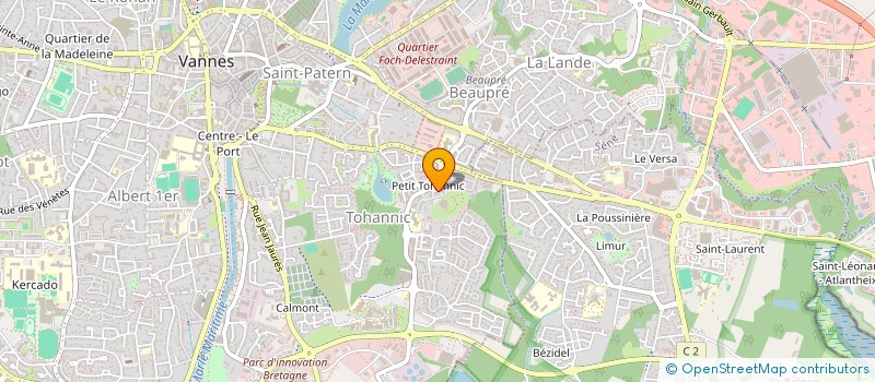 localisation de l'entreprise MONSIEUR LIONEL DUVAL à VANNES