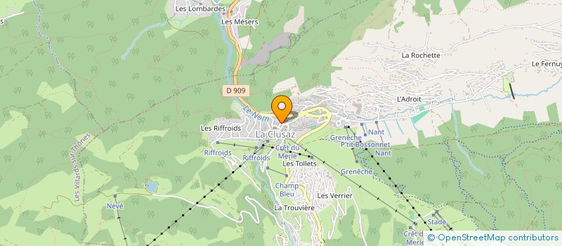 localisation de l'entreprise MONSIEUR LIONEL DUVERDIER à LA CLUSAZ