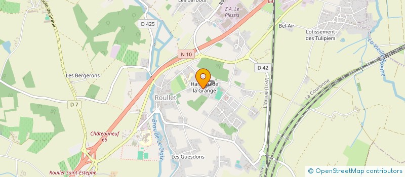 localisation de l'entreprise MONSIEUR LIONEL ECHABURU à ROULLET-SAINT-ESTEPHE