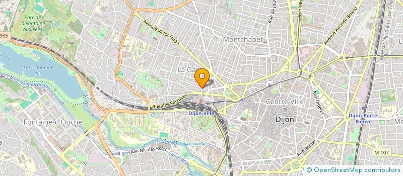 localisation de l'entreprise MONSIEUR LIONEL-ERIC VAUCLIN  DIJON