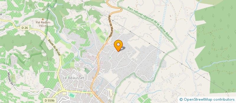 localisation de l'entreprise MONSIEUR LIONEL ESCARELLE  LE BEAUSSET