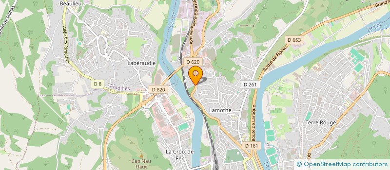 localisation de l'entreprise MONSIEUR LIONEL ESTEVAM  CAHORS