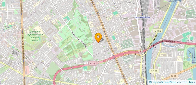 localisation de l'entreprise MONSIEUR LIONEL EVEN  VITRY-SUR-SEINE