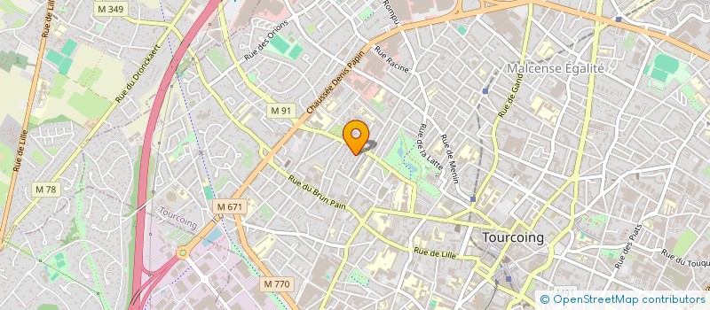 localisation de l'entreprise MONSIEUR LIONEL EVRARD  TOURCOING