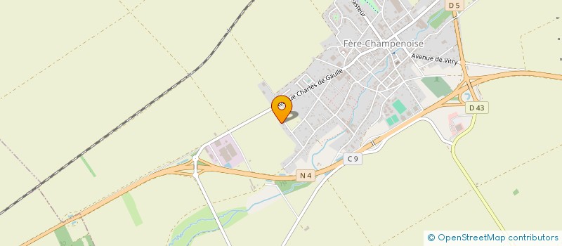 localisation de l'entreprise MONSIEUR LIONEL EXCOFFIE  FERE-CHAMPENOISE