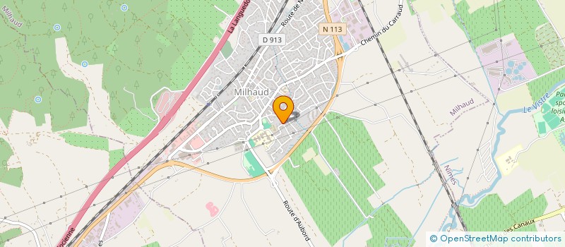 localisation de l'entreprise MONSIEUR LIONEL EYRAUD  MILHAUD