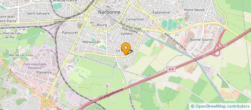 localisation de l'entreprise MONSIEUR LIONEL FAIVRE  NARBONNE