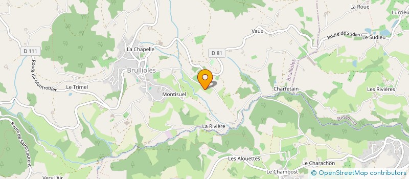 localisation de l'entreprise MONSIEUR LIONEL FARGIER  BRUSSIEU