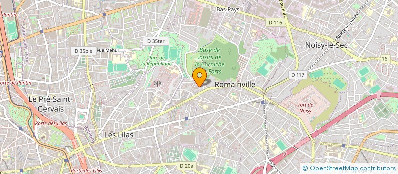 localisation de l'entreprise MONSIEUR LIONEL FARRUCH  ROMAINVILLE