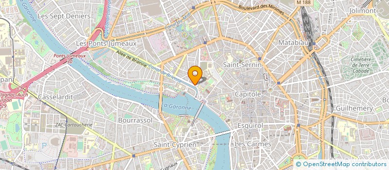 localisation de l'entreprise MONSIEUR LIONEL FAUGIERE à TOULOUSE