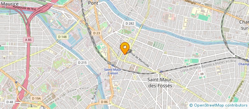 localisation de l'entreprise MONSIEUR LIONEL FAURE à SAINT-MAUR-DES-FOSSES