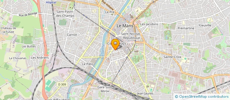 localisation de l'entreprise MONSIEUR LIONEL FAUVY  LE MANS