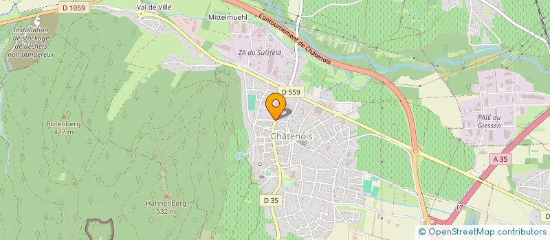 localisation de l'entreprise MONSIEUR LIONEL FEIL  CHATENOIS