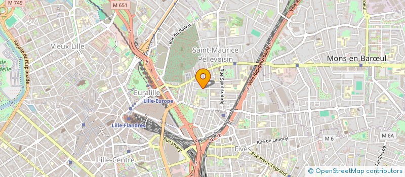 localisation de l'entreprise MONSIEUR LIONEL FERNANDEZ à LILLE