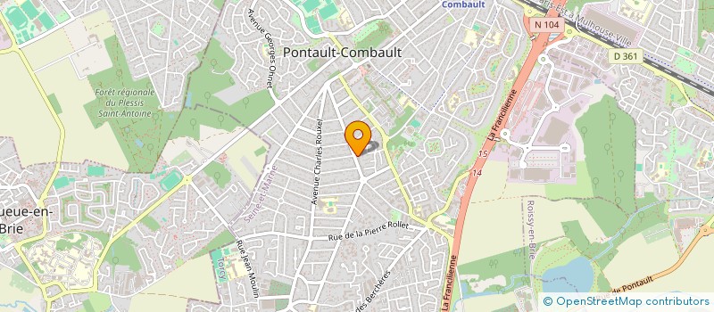 localisation de l'entreprise MONSIEUR LIONEL FIANO à PONTAULT-COMBAULT