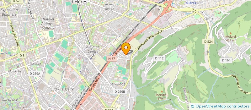 localisation de l'entreprise MONSIEUR LIONEL FINOTTO  SAINT-MARTIN-D'HERES