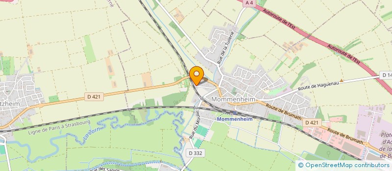 localisation de l'entreprise MONSIEUR LIONEL FLORENCE  MOMMENHEIM