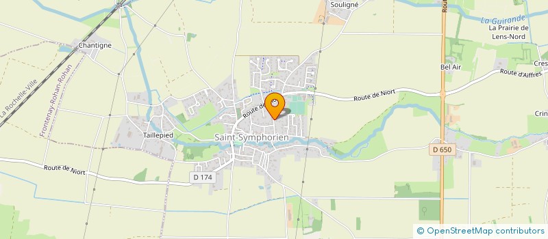 localisation de l'entreprise MONSIEUR LIONEL FOUILLADE  SAINT-SYMPHORIEN