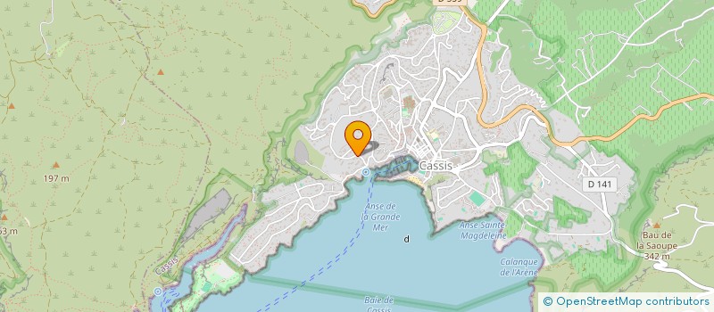 localisation de l'entreprise MONSIEUR LIONEL FOURNEAUX  CASSIS