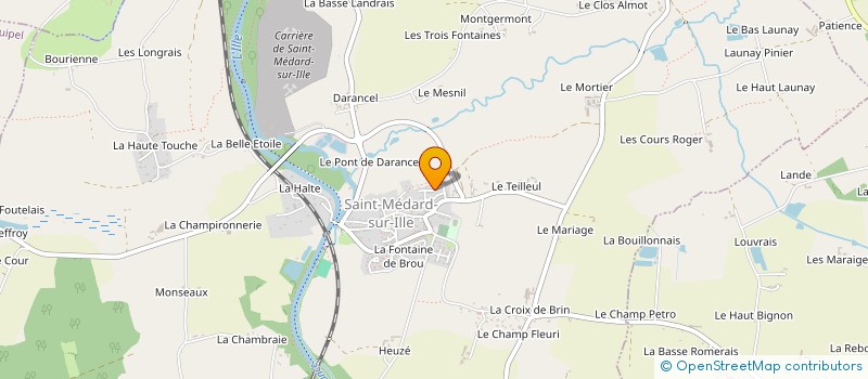 localisation de l'entreprise MONSIEUR LIONEL FOUVILLE  SAINT AUBIN D'AUBIGNE