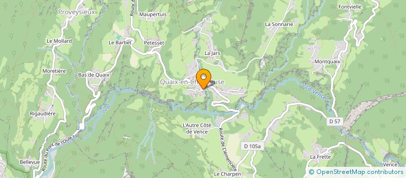 localisation de l'entreprise MONSIEUR LIONEL FRAISSE  QUAIX-EN-CHARTREUSE