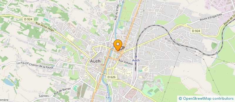 localisation de l'entreprise MONSIEUR LIONEL FROMENT à AUCH