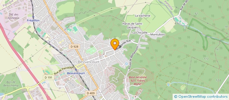 localisation de l'entreprise MONSIEUR LIONEL FROMONT  BESSANCOURT