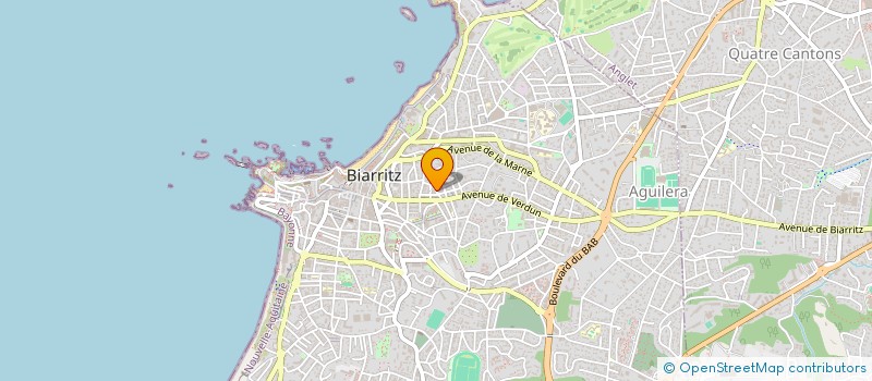 localisation de l'entreprise MONSIEUR LIONEL FROUIN  BIARRITZ