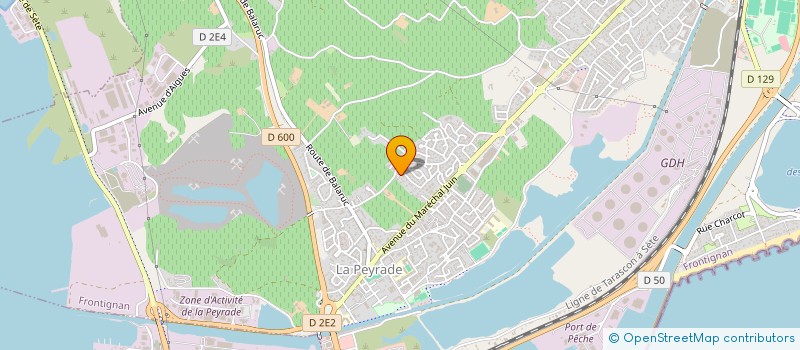 localisation de l'entreprise MONSIEUR LIONEL FULCRAND à FRONTIGNAN