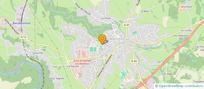 localisation de l'entreprise MONSIEUR LIONEL GAILLARD  MONISTROL-SUR-LOIRE