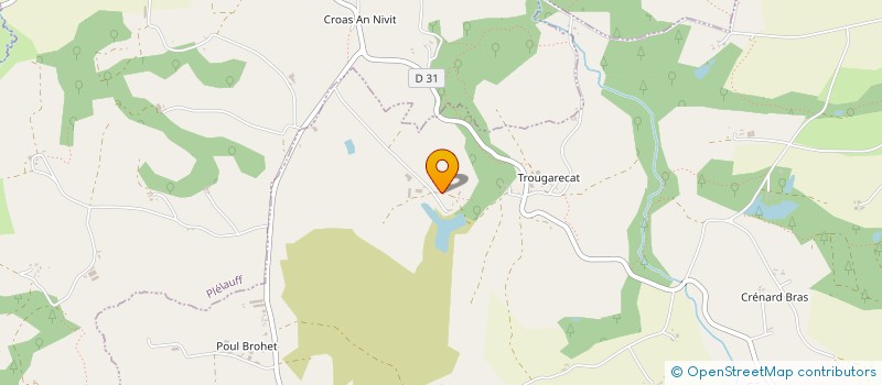 localisation de l'entreprise MONSIEUR LIONEL GAINON  LESCOUET-GOUAREC