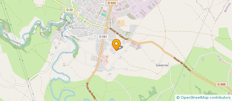 localisation de l'entreprise MONSIEUR LIONEL GALAN  BOZOULS