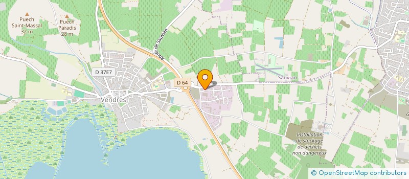 localisation de l'entreprise MONSIEUR LIONEL GALIBERT à VENDRES