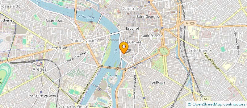 localisation de l'entreprise MONSIEUR LIONEL GALLIANO  TOULOUSE