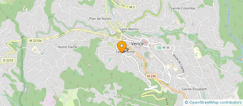 localisation de l'entreprise MONSIEUR LIONEL GARRIGUES à VENCE