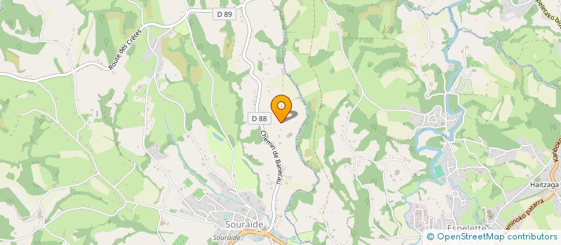 localisation de l'entreprise MONSIEUR LIONEL GARRIGUES  SOURAIDE