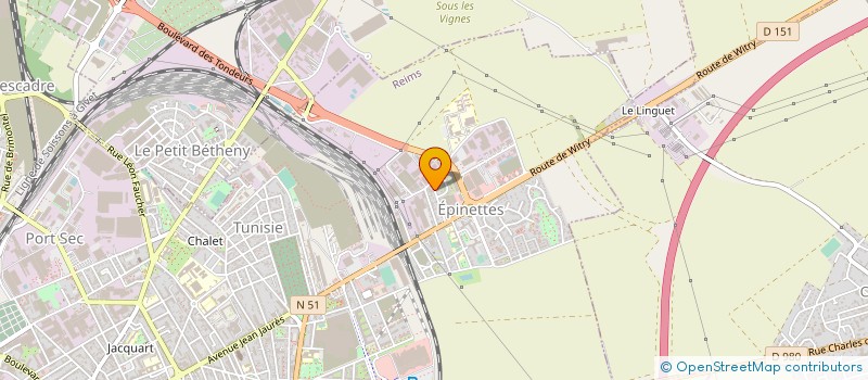 localisation de l'entreprise MONSIEUR LIONEL GASSMANN  REIMS