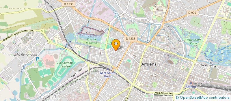 localisation de l'entreprise MONSIEUR LIONEL GATTEGNO  AMIENS