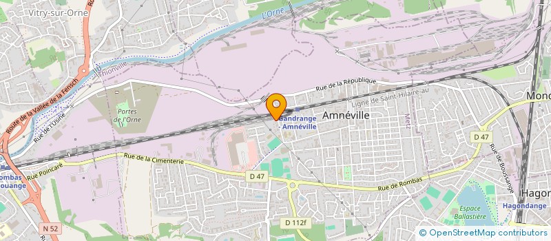 localisation de l'entreprise MONSIEUR LIONEL GAUDENZI  AMNEVILLE