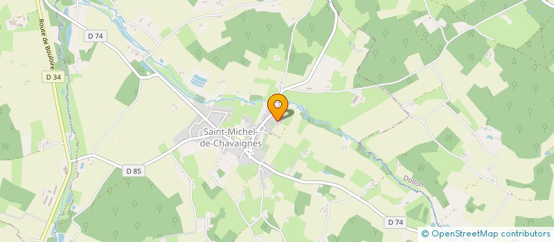 localisation de l'entreprise MONSIEUR LIONEL GAUDIN à MAISONCELLES