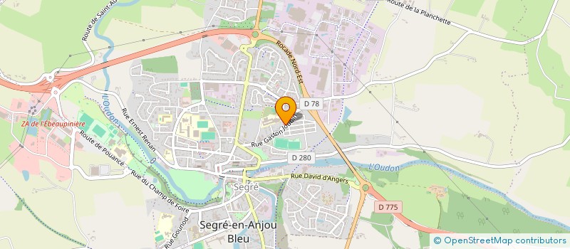 localisation de l'entreprise MONSIEUR LIONEL GAUGAIN à SEGRE-EN-ANJOU BLEU