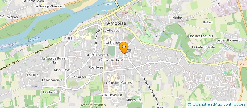 localisation de l'entreprise MONSIEUR LIONEL GAUTIER  AMBOISE