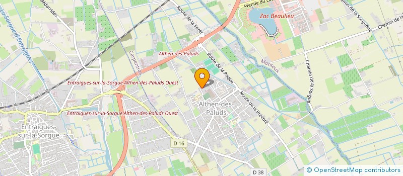 localisation de l'entreprise MONSIEUR LIONEL GAUTIER  ALTHEN-DES-PALUDS