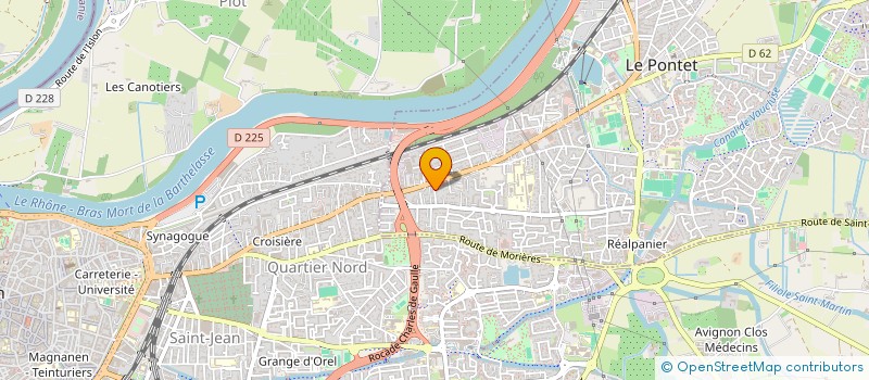 localisation de l'entreprise MONSIEUR LIONEL GAUTIER  LE PONTET