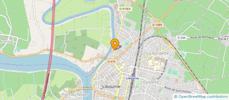 localisation de l'entreprise MONSIEUR LIONEL GEOFFROY à LIBOURNE